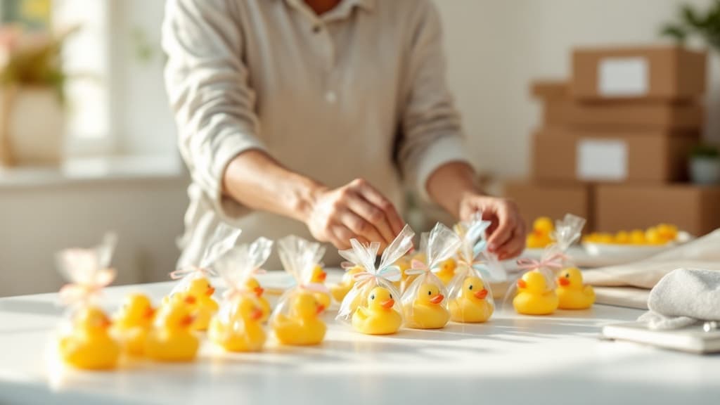 Colorful themed rubber ducks curated collection