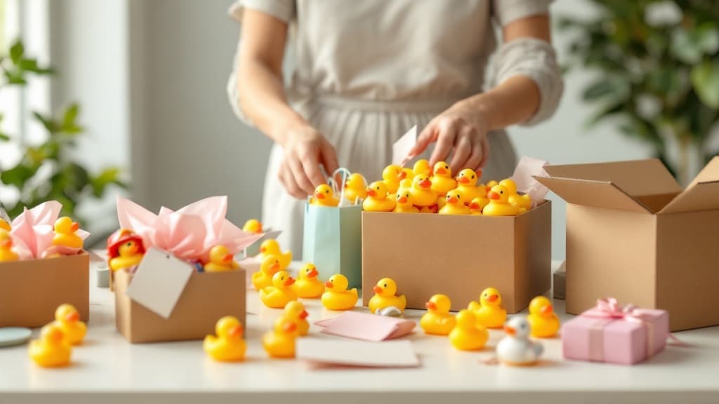 Themed rubber duck gift bundles